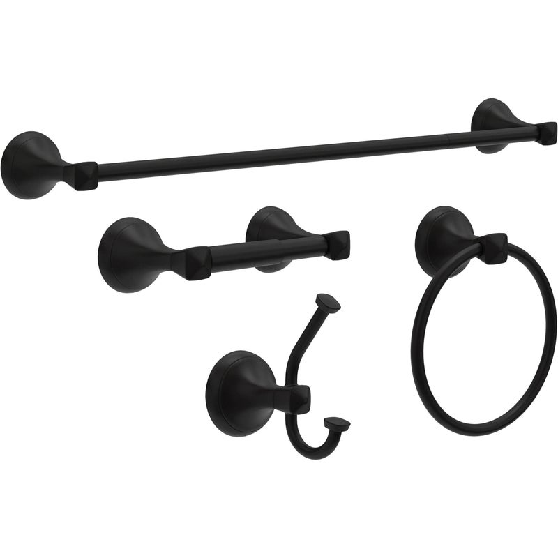 Delta ESA46-MB Esato Towel Ring in Matte Black - Image 4